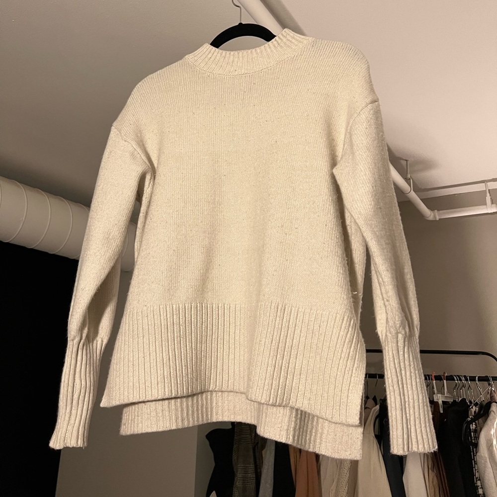 Cream sweater